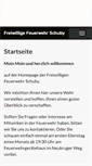 Mobile Screenshot of feuerwehr-schuby.de