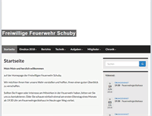 Tablet Screenshot of feuerwehr-schuby.de
